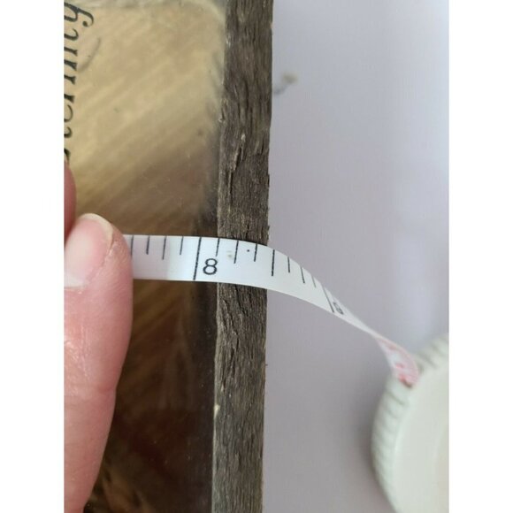 PLAQUE Traditional Wood Framed Shadow Box 6.5x8.5" - Picture 5 of 5